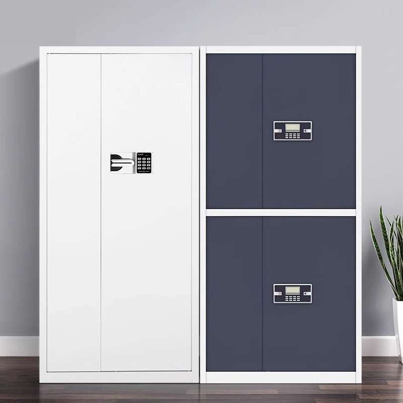 电子保密柜加厚财务资料档案柜密码文件柜办公室双节指纹密码锁柜
