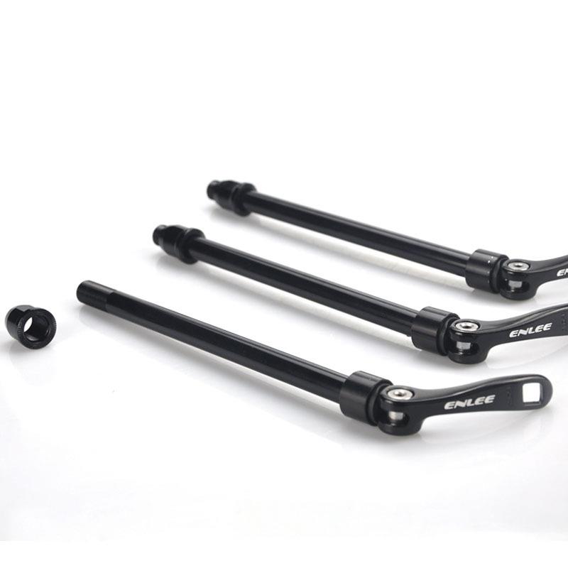 自行车142*12MM 筒轴杆山地车桶轴快拆杆 铝合金公路车桶轴杆超轻