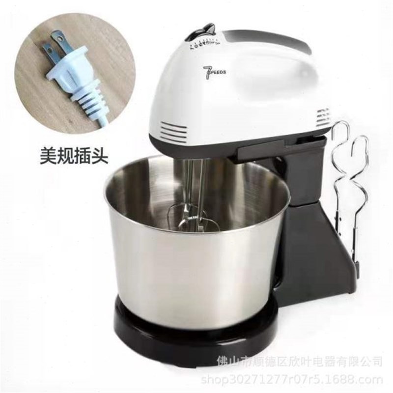 商用家用台式自动l打蛋器和面机电动搅拌机打发泡揉面厨师机奶油