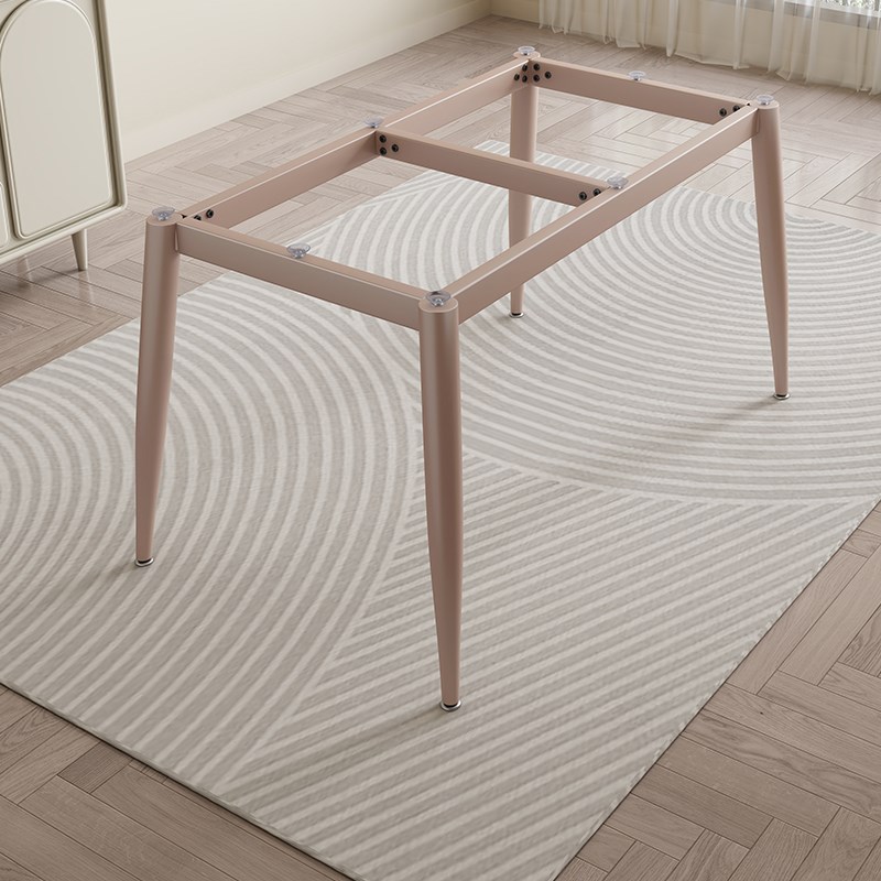 简约岩板瓷砖桌腿支架大理石桌架金E属支撑底座架子办公桌餐桌桌