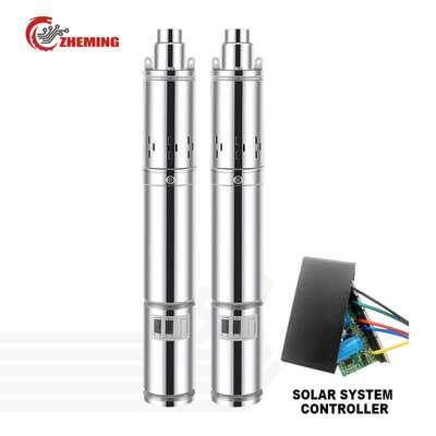 太阳能螺杆泵12v24v36v48v72v高扬程不锈钢深井泵DC SCREW PUMP