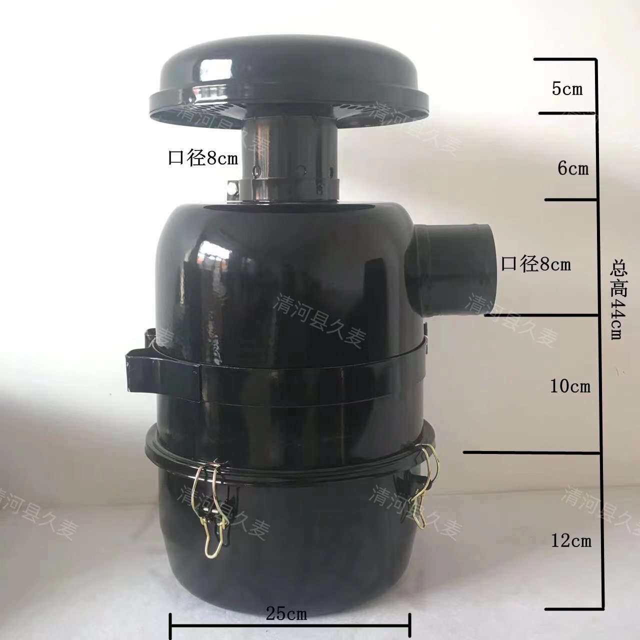 挖掘机 装载机 小铲车配件 油浴式空气过滤器油滤总成 改装空滤器