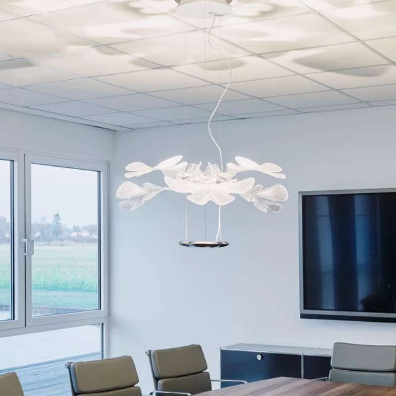 意大利artemide chlorophilia花瓣吊灯客厅卧室艺术雕花设计师灯