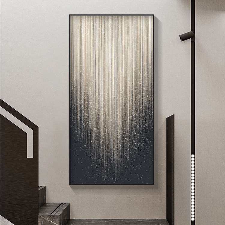 现代轻奢玄关装饰画竖版进门画过道走廊壁画光影抽象线条客厅挂画,3C数码配件,USB灯,淘宝优惠券,粉丝福利购,淘宝优惠卷