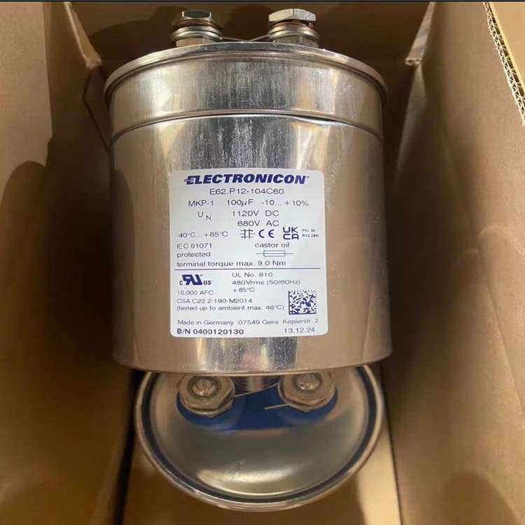 E62.P12-104C60 E62.P12-104C60/J 100UF ELECTRONICON 滤波电容