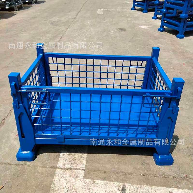 泰州铁框 网框 料箱 可折叠可堆垛周转箱 欢迎咨询
