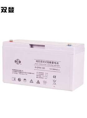双登蓄电池6-GFM-120 电压容量12V120AH/C10放电率10HR极板