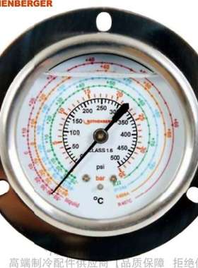 ROTHENBERGER罗森博格埋入式高低压充油压力表-1～18/-1～38bar