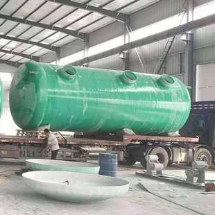 定 制玻璃钢化粪池储罐 生活污水处理成套设备卧式立式化工储罐