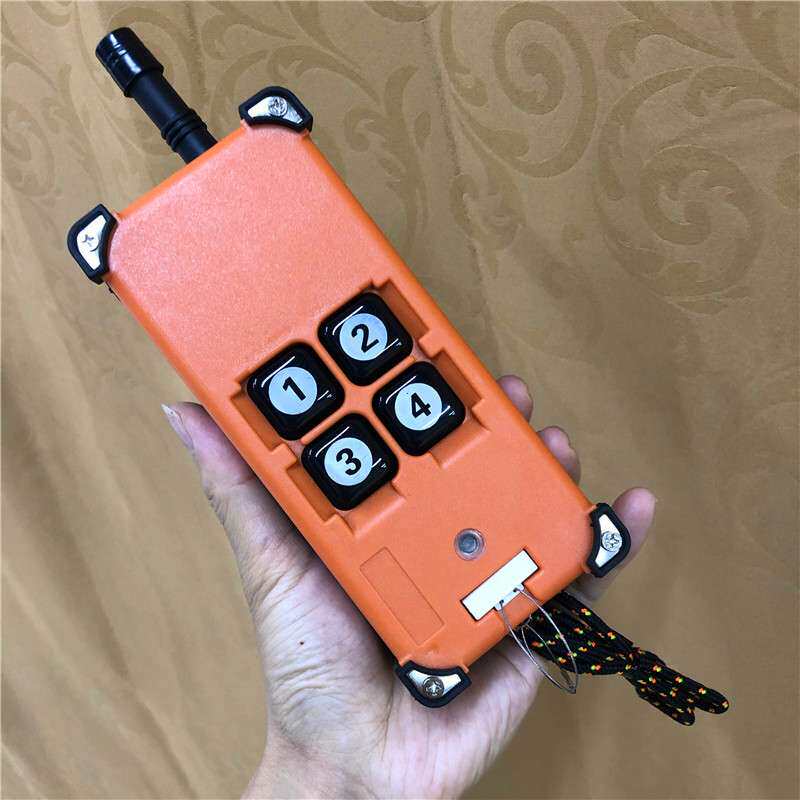 工业级四键大功率无线遥控发射器远距离水泵电机灯具开关控制手柄