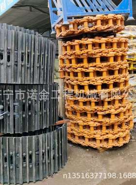 挖掘机链条SY200支重轮引导轮驱动齿履带总成