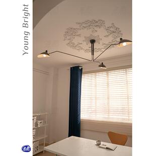 意式法式SergeMouille客厅吊灯张牙舞爪书房卧室简约设计师北欧灯