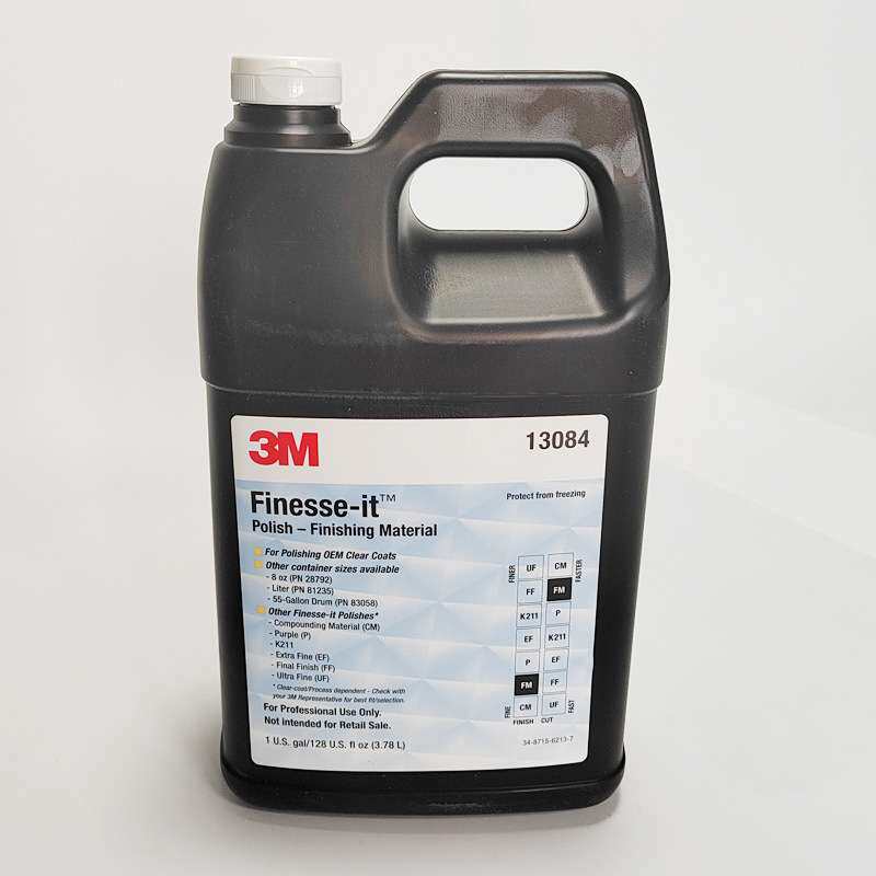 3M13084抛光蜡 以去除微级沙子划痕或去除先前复合区域的漩涡痕迹