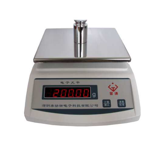 金涛充电式电子天平0.1g/0.01g 1kg-10kg珠宝称厨房称重克称台秤