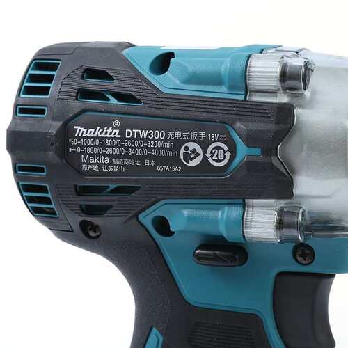 （MAKITA）DTW300SJX3 充电式电动扳手冲击扳手风炮机两电一