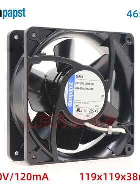 4656X ebmpapst 230VAC 交流风机 19W 0.12A 机箱机柜风扇