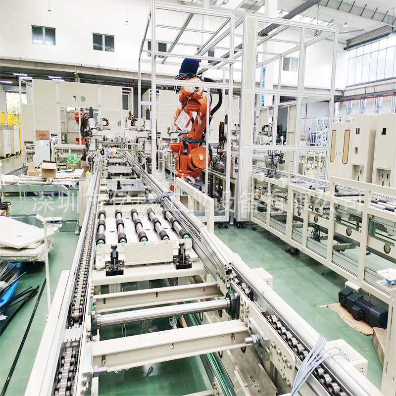 合肥32寸液晶显示器组装线户外电源工装托盘全自动倍数链生产线