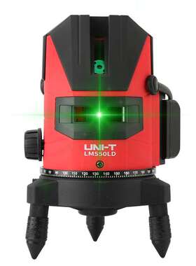 优利德LM520LD/LM550LD绿光水平仪2线3线5线户外强光防水自动安平
