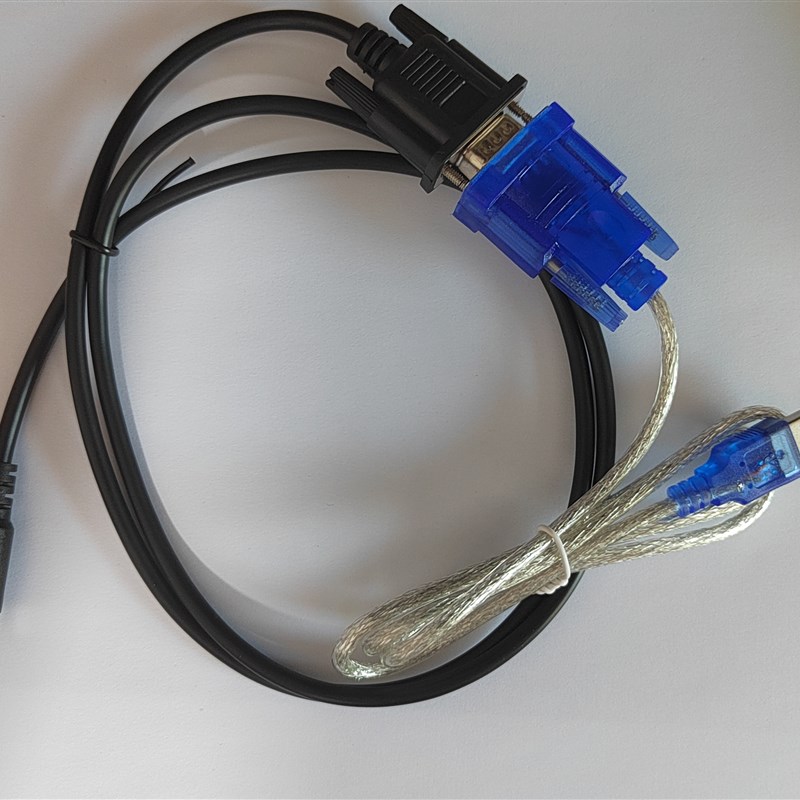 PLC工控板国产FX2N下载线 USBN转RS232 DB9