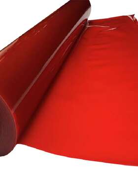 红色0.4kV绝缘薄毯（卷）尺寸1300mm*12.5m/卷