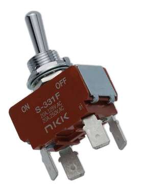 日开nkk快插端子钮子开关S-331F