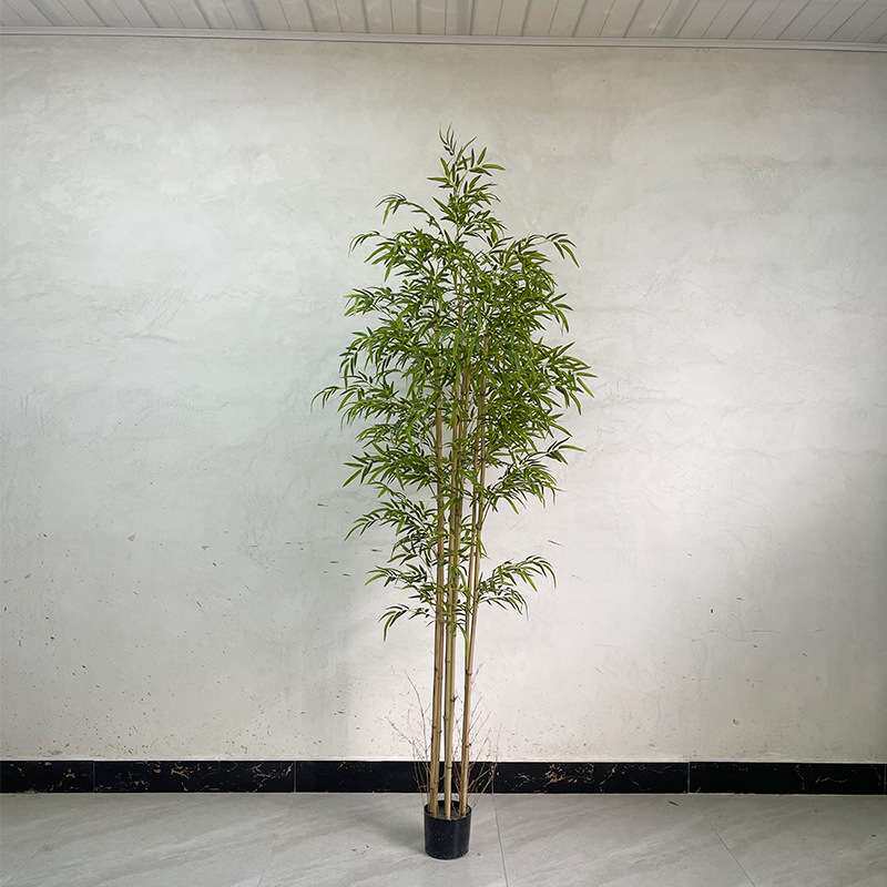 跨境仿真植物高级仿真花落地盆栽室内仿生绿植摆件客厅轻奢装饰