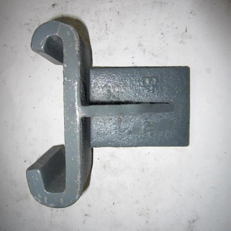 铁路专用防爬器 铸铁钢轨压板防爬器铁路工矿配件