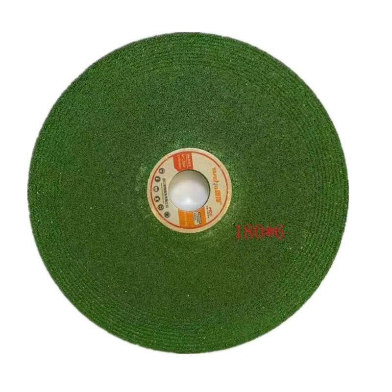 雅锋牌150*6*22不锈钢角磨片树脂砂轮片磨光片 打磨片 绿色切割片