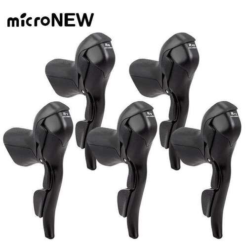 microNEW公路车手变 自行车双控变速器2*7 8 9 10 11速刹车把一体