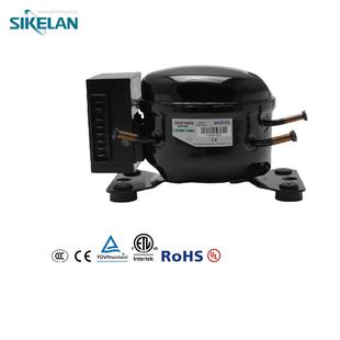 冰柜压缩机 R134A 车载冰箱 24V直流压缩机 制冷压缩机QDZH30G
