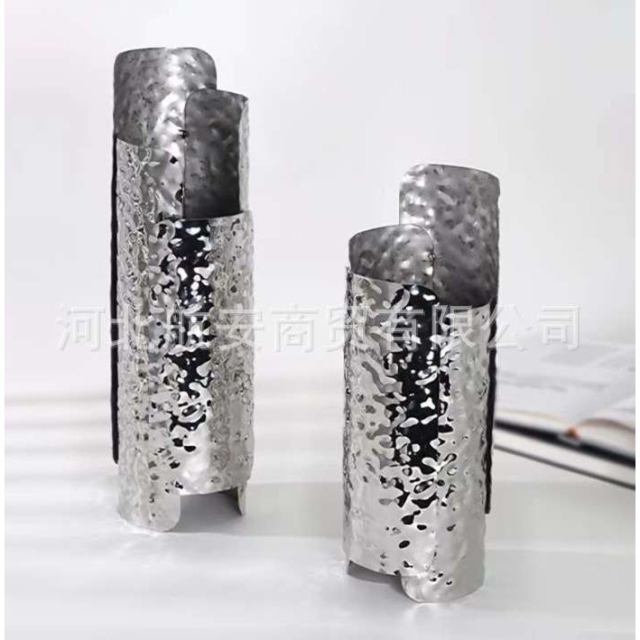 现代简约创意不锈钢花器花瓶花插样板房售楼处桌面软装饰品工艺品,玩具/童车/益智/积木/模型,遥控车升级件/零配件,淘宝优惠券,粉丝福利购,淘宝优惠卷