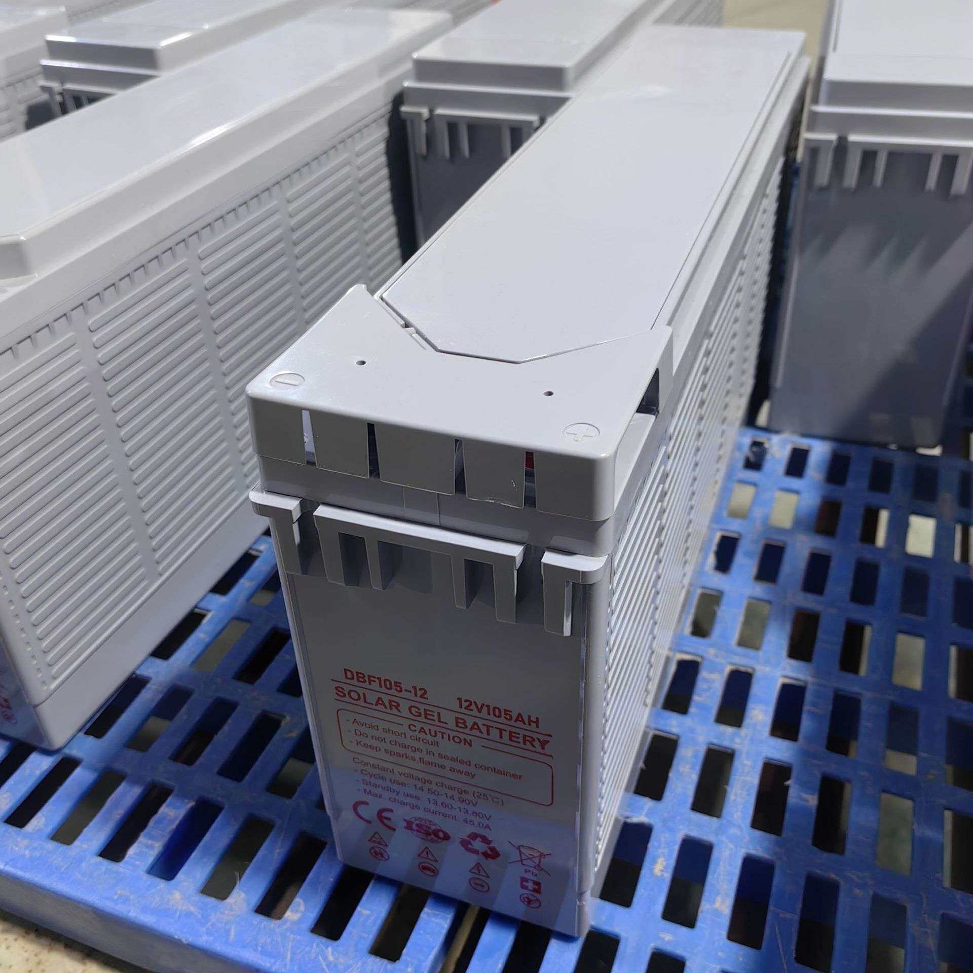 ZULE12V105AH前置端子蓄电池太阳能胶体电池fcc ce rohs msds认证