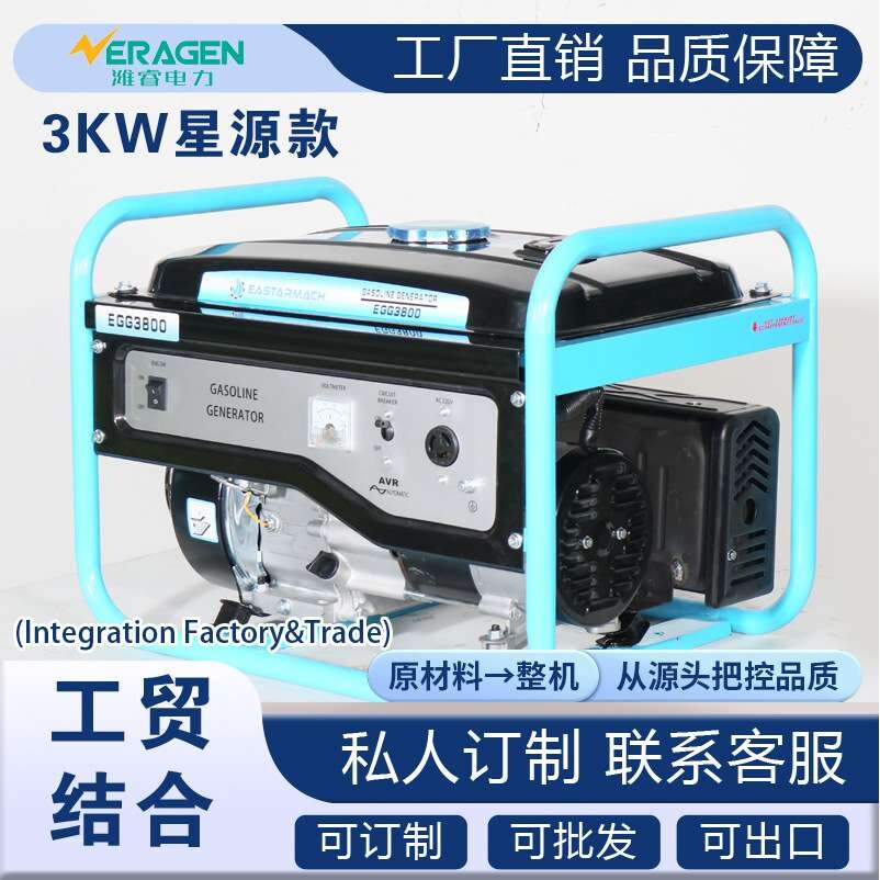 福建潍睿电力厂家直供3千瓦星源款汽油发电机组汽油机