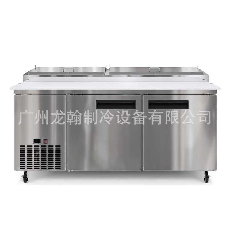 披萨冷藏操作台商用风冷比萨沙拉保鲜柜工作台冰箱披萨撒料台