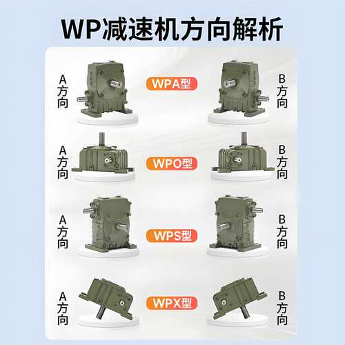 耐尼WP系列蜗轮蜗杆减速器WPDZ50 60 70 80 100 120 135 量大实惠