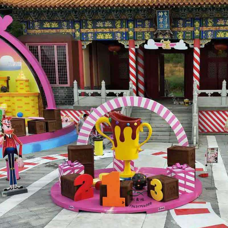 商业街美陈DP点装饰雕塑 各种模型工艺品雕塑承接工程单