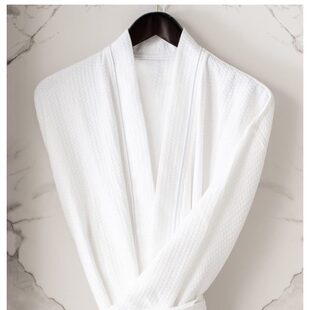 W酒店浴袍春秋薄款男女情侣浴袍五星级酒店家居长款浴衣睡袍浴衣