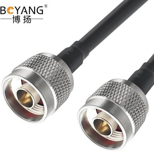 博扬(BOYANG)同轴射频连接线N公头转N公头转接线同轴SYV50-5跳