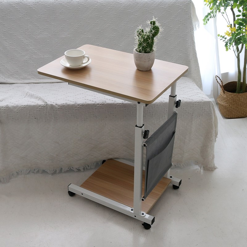 床边桌可移动床上简易书桌家用笔记E本电脑桌餐桌可升降老人护理