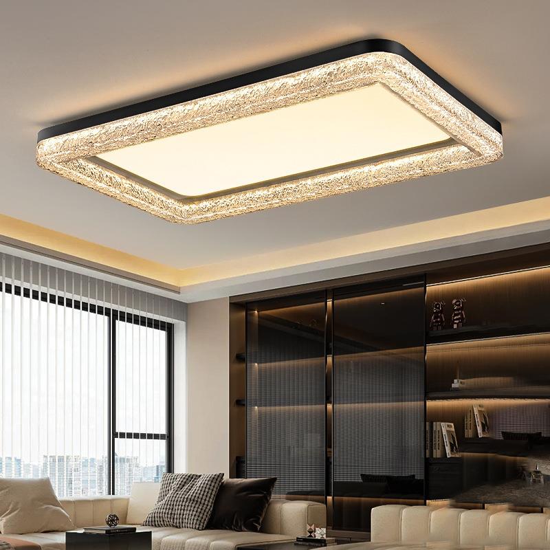 2025新款感轻奢大气树脂客厅吸顶灯现代简约意式极简客厅led主灯