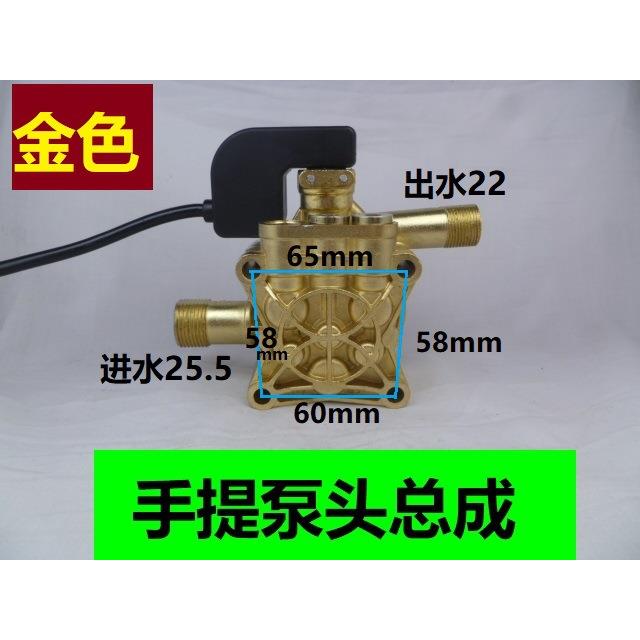 家用全自动手提式高压清洗机泵头洗车机洗车器泵头总成配件220v水