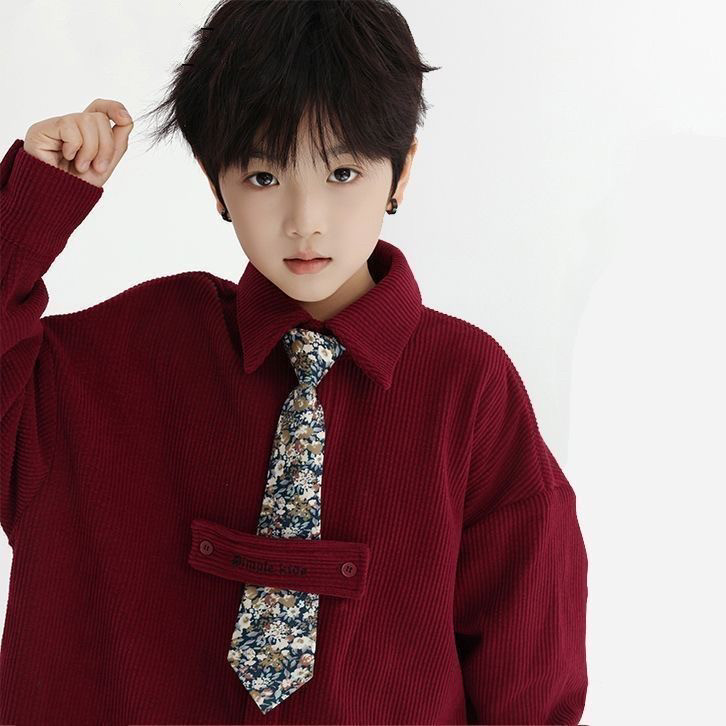 新中式儿童拜年服男童灯芯绒外套秋冬2025中大童加绒加厚衬衫上衣,童装/婴儿装/亲子装,衬衫,淘宝优惠券,粉丝福利购,淘宝优惠卷