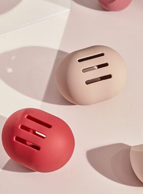 防尘硅胶I工具水收纳E粉扑X滴L硅胶保护套便携海绵粉扑美妆蛋Y