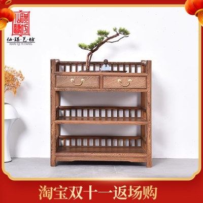 红木家具鸡翅木小茶几茶叶架实木新中式茶水柜仿古茶水架餐边柜,住宅家具,茶几,淘宝优惠券,粉丝福利购,淘宝优惠卷