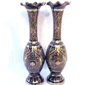 铜冲巴基斯坦品 雕花铜18瓶寸钻器情侣巴基斯坦进口价英手工艺瓶