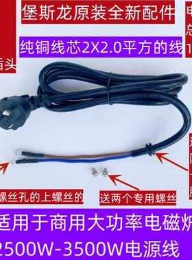 10W2大功率电磁炉A插头250商用3500/0堡斯方龙平-原厂配件W电源线
