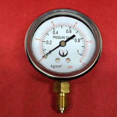 派澳 不锈钢外壳 耐震压力表YTN60-1KG 15PSI  YN60-15PSI  YN60-