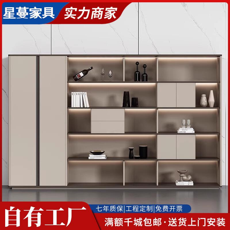 资料文件柜木质落地储物柜子办公室办公柜收纳柜家用档案柜置物柜