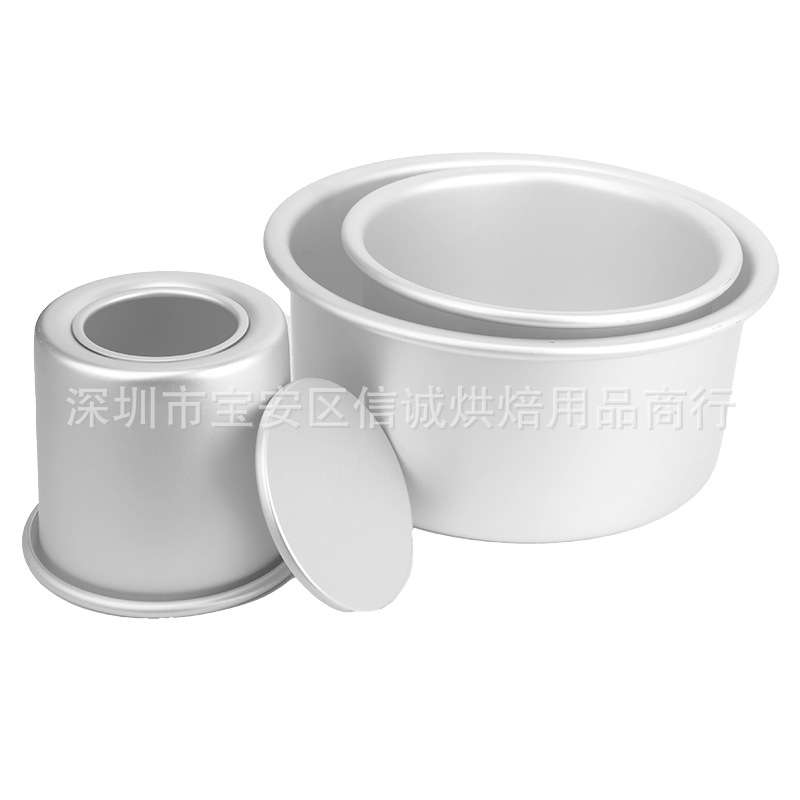 信诚牌 4寸6寸8寸加高圆形活底蛋糕模具戚风高身蛋糕模烘焙模具
