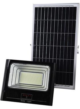 英文太阳能投光灯LED户外庭院分体式室内外太阳能灯Solar Light
